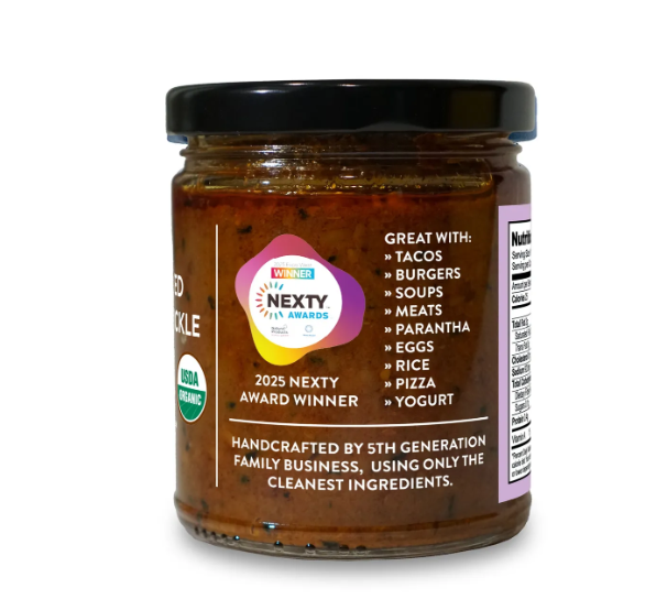 Fermented Garlic Pickle, Certified Organic 9 oz
