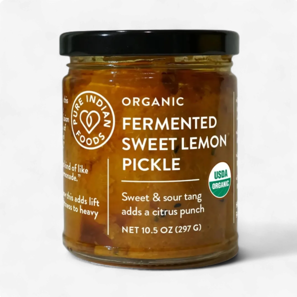Organic Fermented Sweet Lemon Pickle 10.5 oz