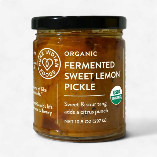 Organic Fermented Sweet Lemon Pickle 10.5 oz