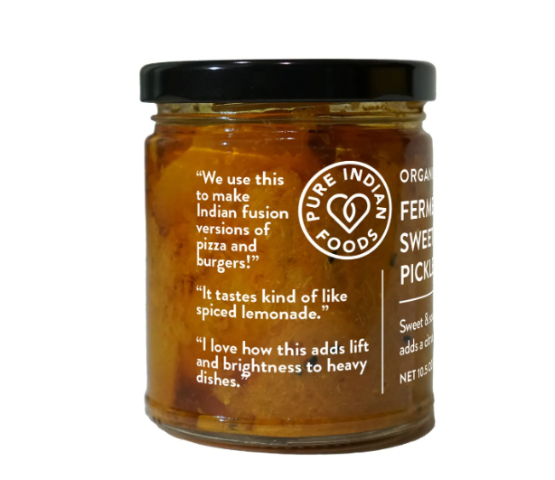 Organic Fermented Sweet Lemon Pickle 10.5 oz